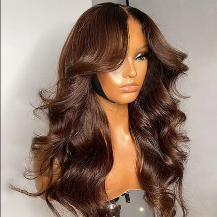 Pre-glue  Wavy Lacet Lace 100%Human Hair Wig