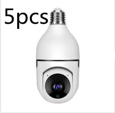 WiFi CAMERA 1080P Bulb 4X Zoom  Alarm Monitor