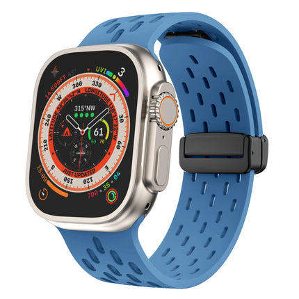 Mesh Magnetic Buckle Silicone Strap Iwatch Strap