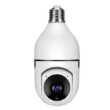 WiFi CAMERA 1080P Bulb 4X Zoom  Alarm Monitor