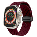 Wine Red / 38to40to41mm black buckle