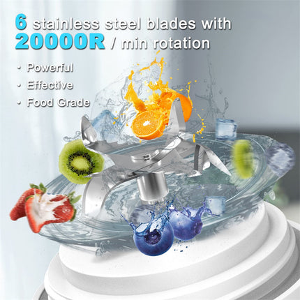 Portable Blender Juicer Personal 6 Blade