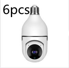 WiFi CAMERA 1080P Bulb 4X Zoom  Alarm Monitor