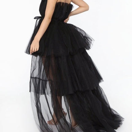 Top Mesh Bow Pettiskirt Dress