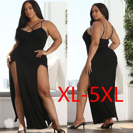 Plus Size Fat  Sling Big Dress