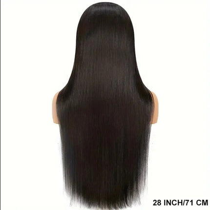 Straight Lace Front Wig Human Hair  Density 13x4 HD Clear Lace Front Wig Pre Pull Baby Hair