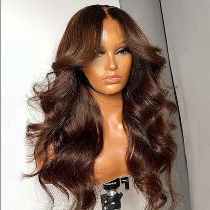 Pre-glue  Wavy Lacet Lace 100%Human Hair Wig